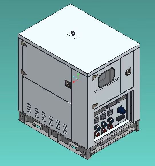 سوق أنظمة تخزين الطاقة البطارية المحمولة للإيجار 60hz 70kw 140kwh