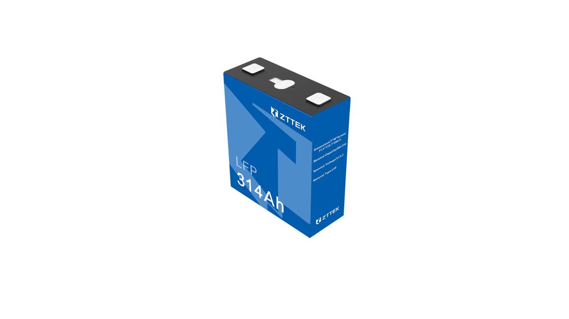 3.2V 314Ah خلايا بطارية ليتيم تخزين الطاقة القابلة لإعادة الشحن CE IEC62619 CB معتمدة