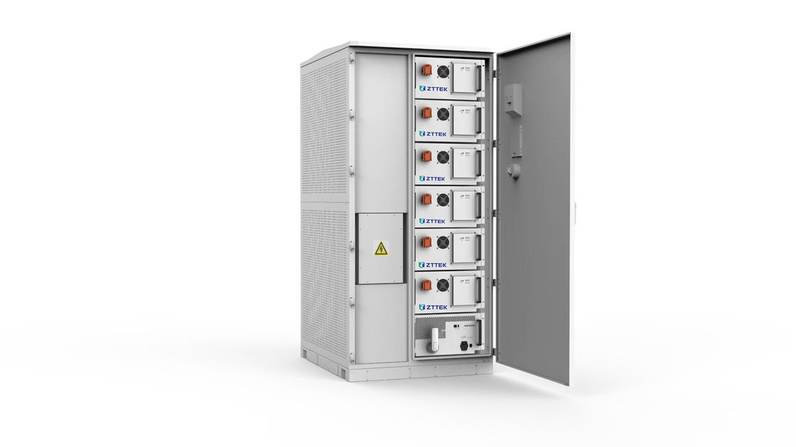 بطارية هجينة ESS للتجارية والصناعية مشحونة بواسطة لوحة PV أو الشبكة أو مولد الديزل 60kw 198kwh