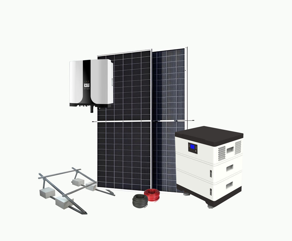 شبكة مجهرية خارج الشبكة الفعالة مع تخزين LFP 8kw 14kwh AC 1phase 220V Output